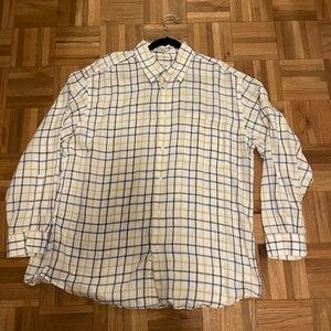 EUC ORVIS lightweight plaid shirt